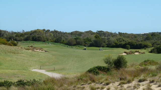 The 14th tee at Moonah Links Legends Course