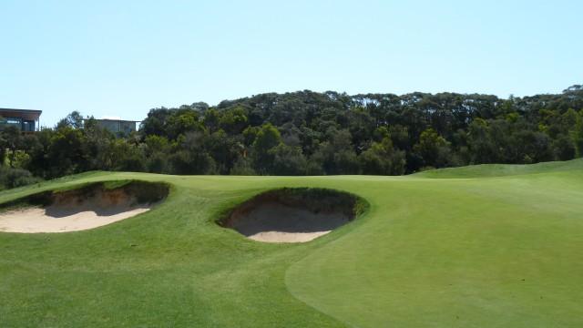 The 15th green at Moonah Links Legends Course