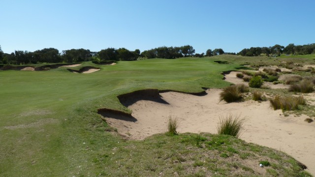 The 17th fairway at Moonah Links Legends Course