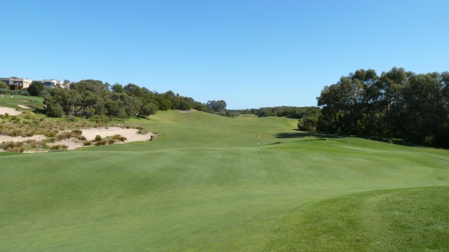 The 17th green at Moonah Links Legends Course