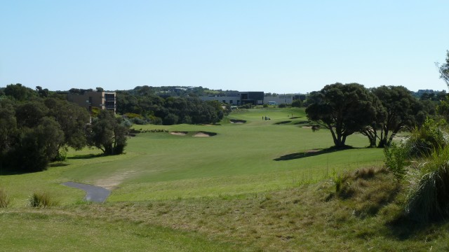 The 18th tee at Moonah Links Legends Course