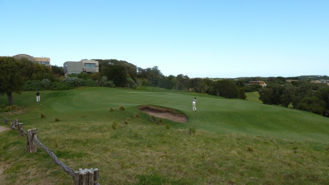 The 3rd green at Moonah Links Legends Course