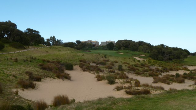 The 3rd tee at Moonah Links Legends Course