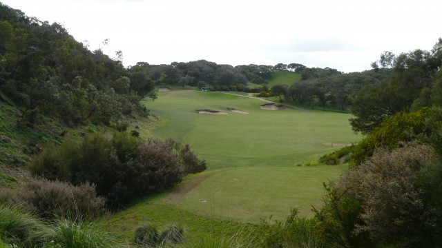 The 4th tee at Moonah Links Legends Course