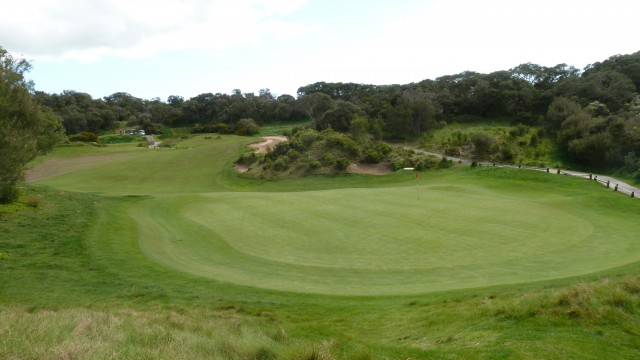 The 5th green at Moonah Links Legends Course