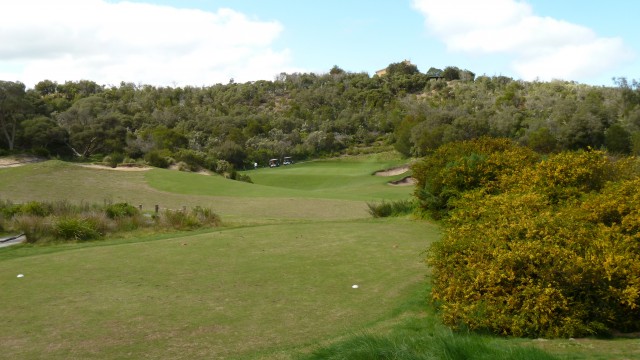 The 5th tee at Moonah Links Legends Course