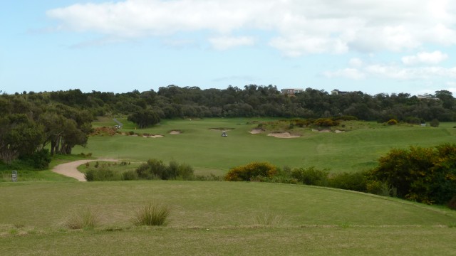 The 8th tee at Moonah Links Legends Course