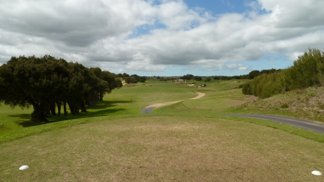 The 9th tee at Moonah Links Legends Course