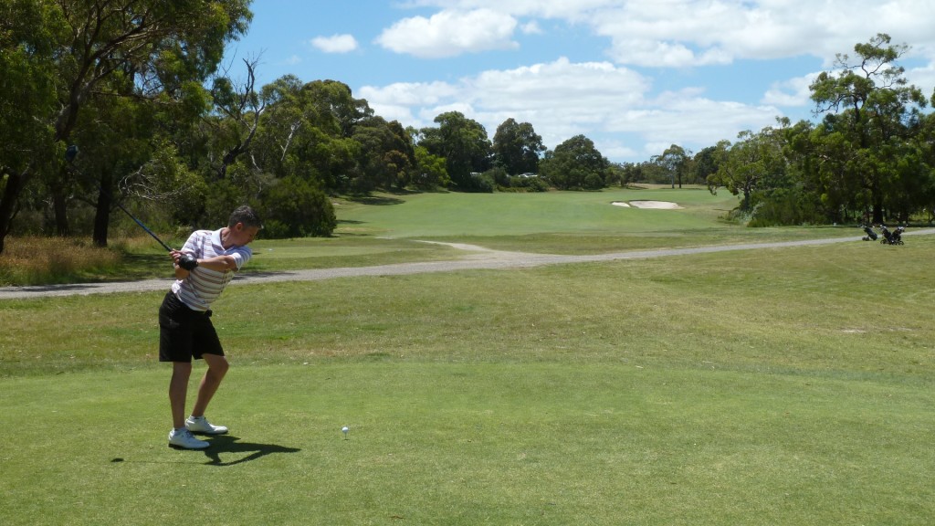 The 10th tee at Peninsula Kingswood Country Golf Club South