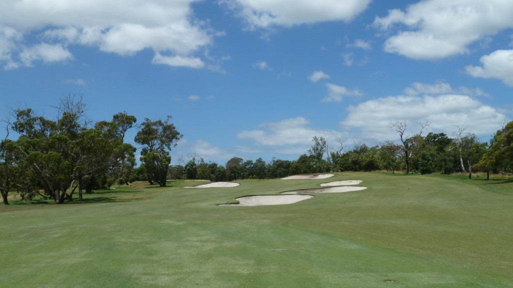 The 15th fairway at Peninsula Kingswood Country Golf Club South