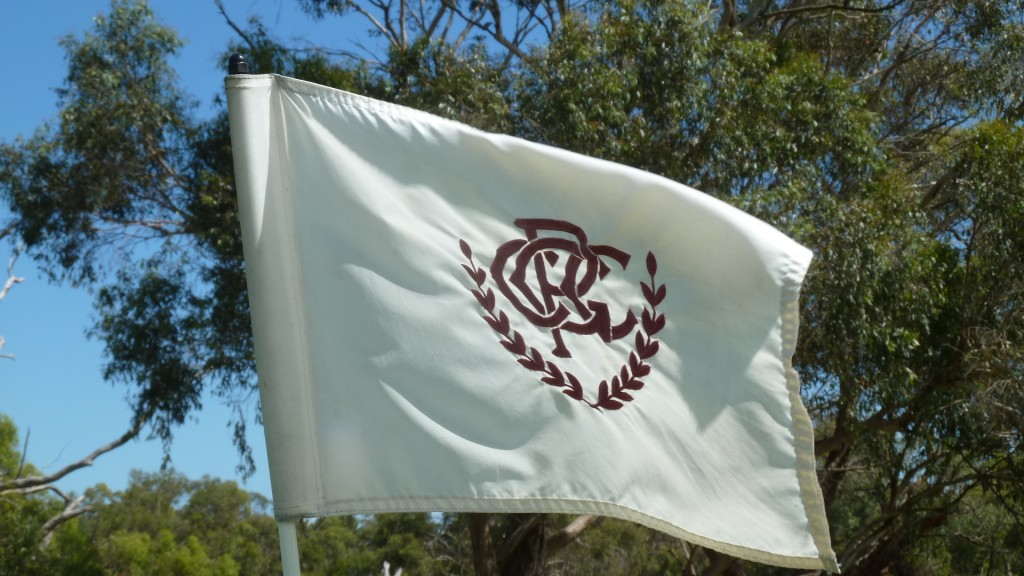 Pin flag at Peninsula Kingswood Country Golf Club South