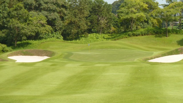 The 14th Green at Ria Bintan Golf Club Ocean Course