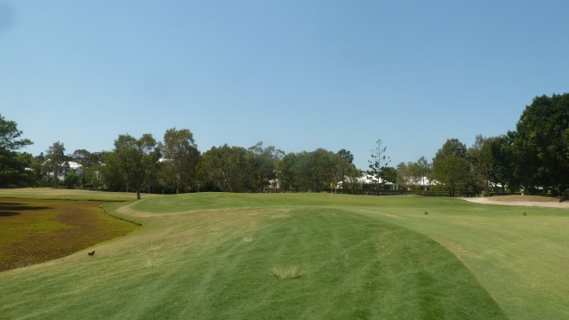 The 12th green at RACV Royal Pines