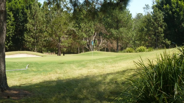 The 1st green at RACV Royal Pines