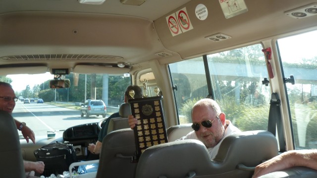 Trophy presentation at RACV Royal Pines