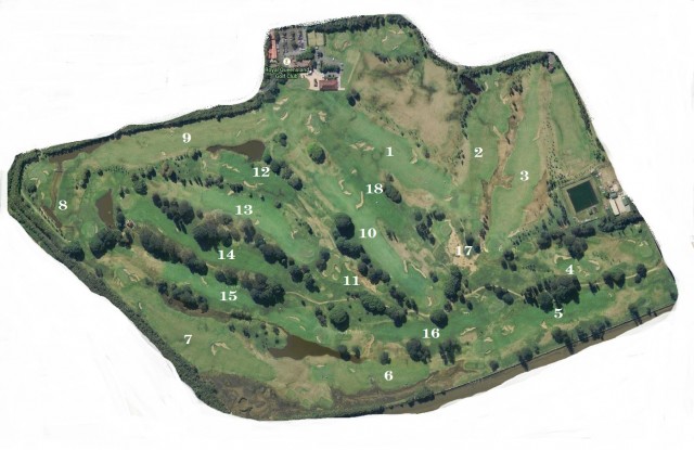 Course map for Royal Queensland Golf Club