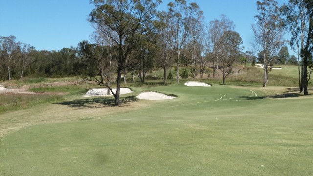 The 12th green at Stonecutters Ridge Golf Club