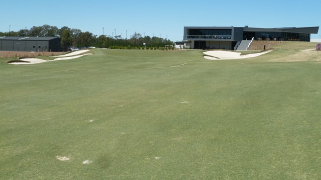 The 18th fairway at Stonecutters Ridge Golf Club