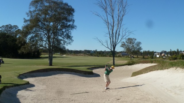 The 1st fairway at Stonecutters Ridge Golf Club