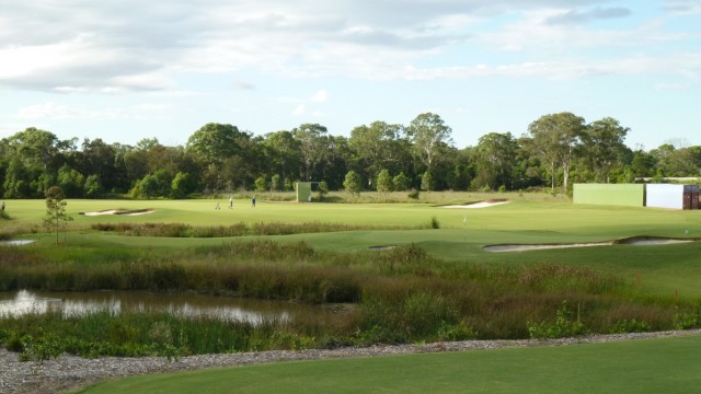 The 5th green at Stonecutters Ridge Golf Club