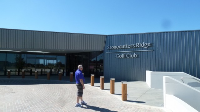 The clubhouse at Stonecutters Ridge Golf Club