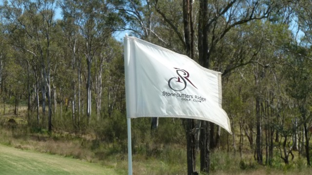 Pin flag at Stonecutters Ridge Golf Club