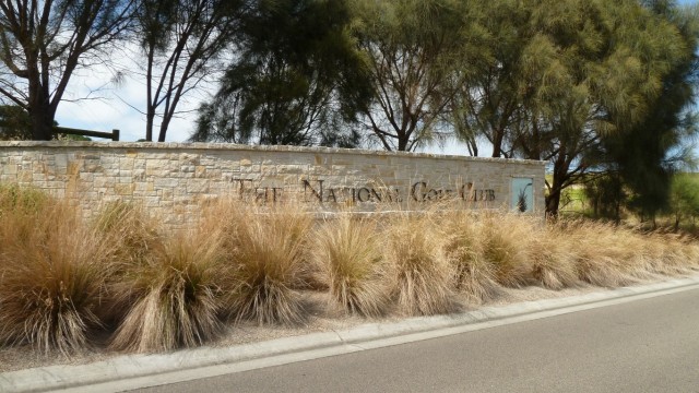 The entrance to The National Golf Club