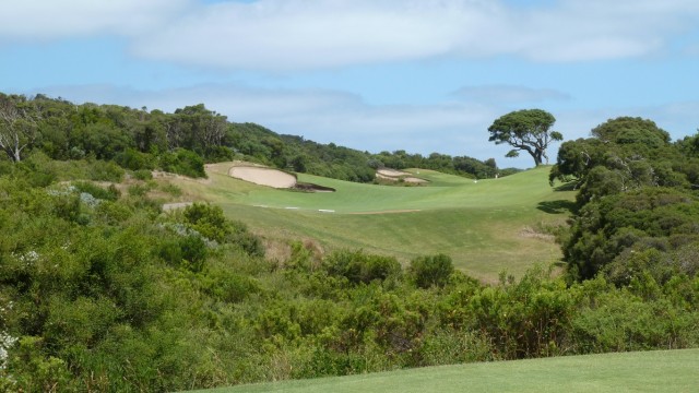 The 1st tee at The National Golf Club Old Course