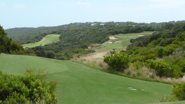 The 8th tee at The National Golf Club Old Course