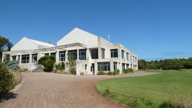 The old clubhouse at The National Golf Club