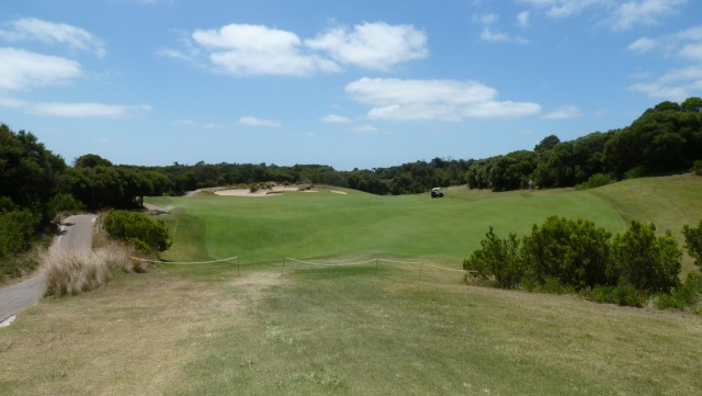 The 15th tee at The National Golf Club Old Course