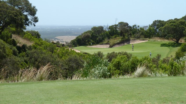 The 16th tee at The National Golf Club Old Course