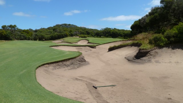 The 17th fairway at The National Golf Club Old Course