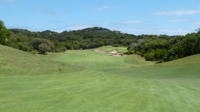 The 17th fairway at The National Golf Club Old Course