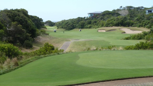 The 2nd tee at The National Golf Club Old Course