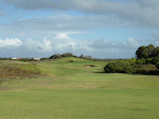 The 14th tee at Links Kennedy Bay