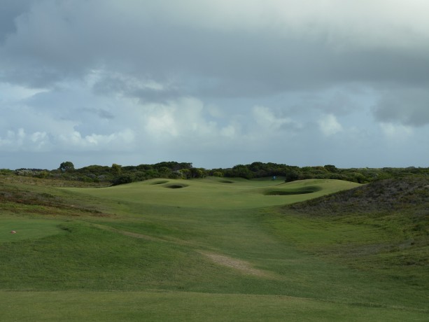 The 15th tee at Links Kennedy Bay