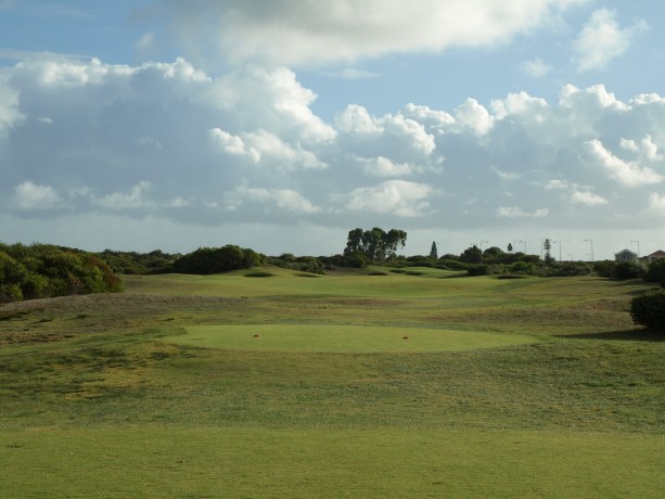 The 18th tee at The Links Kennedy Bay