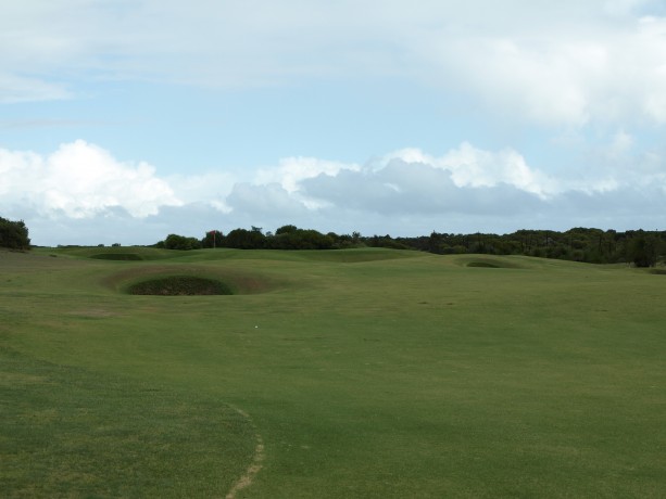 The 7th fairway at Links Kennedy Bay