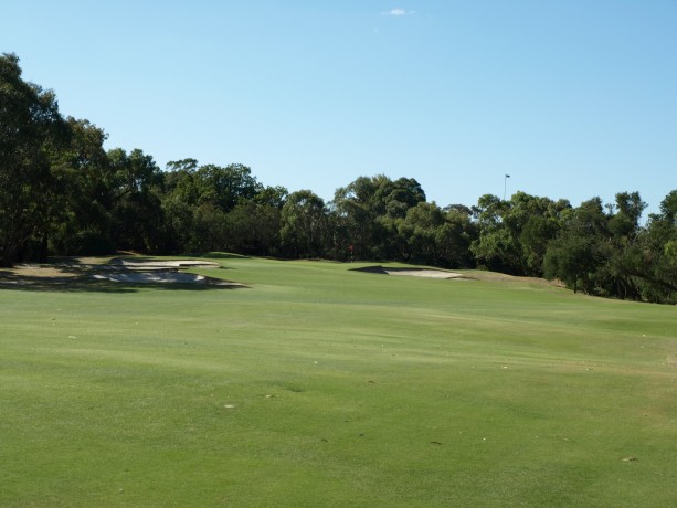 The 13th fairway at Long Island Country Club