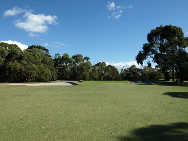 The 14th fairway at Long Island Country Club