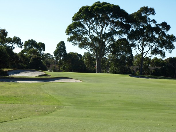 The 15th fairway at Long Island Country Club