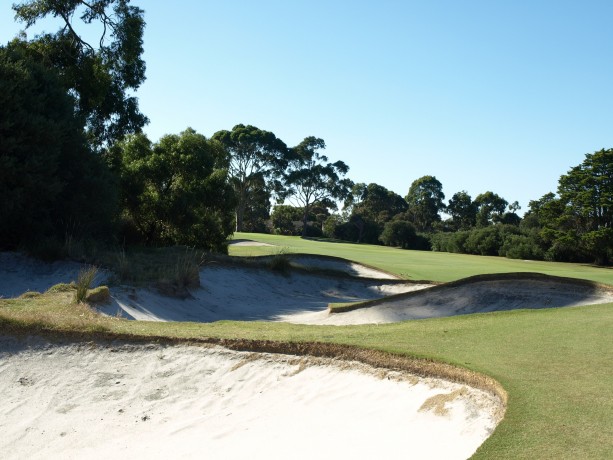 The 15th fairway at Long Island Country Club