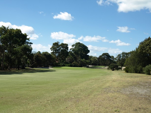 The 2nd fairway at Long Island Country Club