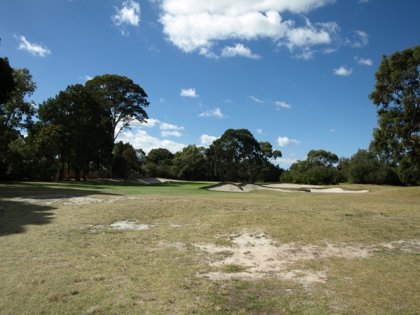 Walking from the 3rd tee at Long Island Country Club