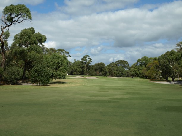 The 4th fairway at Long Island Country Club