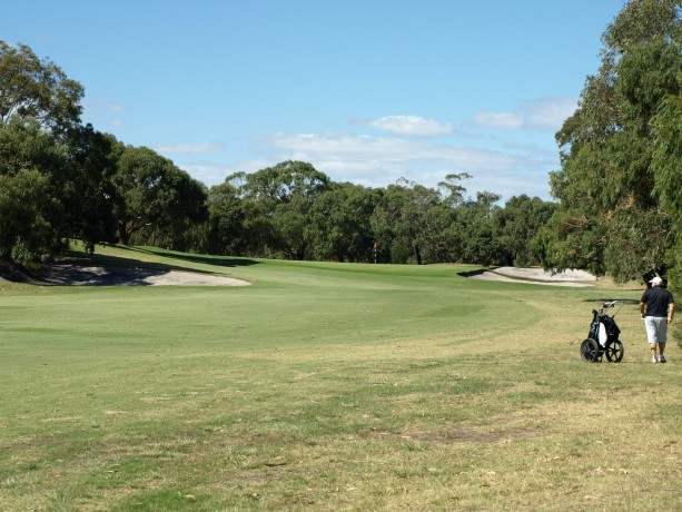 The 7th fairway at Long Island Country Club