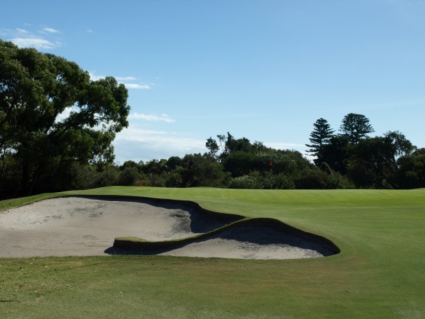 The 8th green at Long Island Country Club