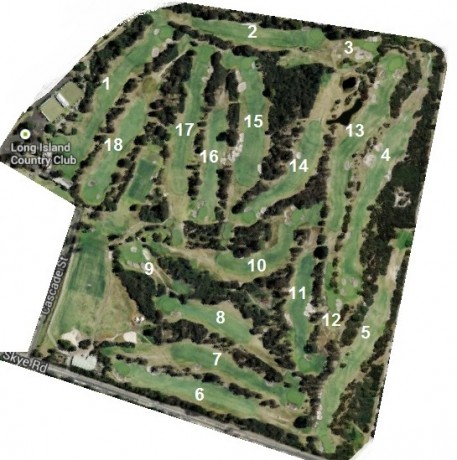 Course Map of Long Island Country Club