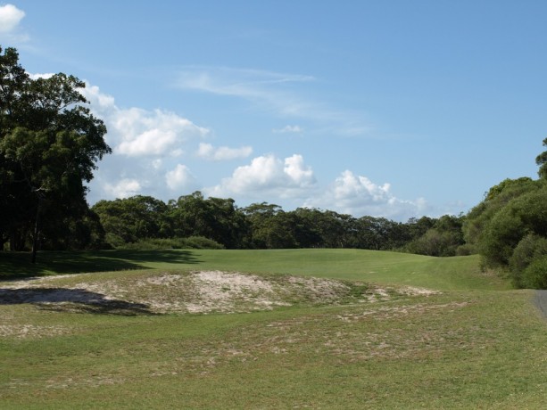 The 10th tee at Newcastle Golf Club